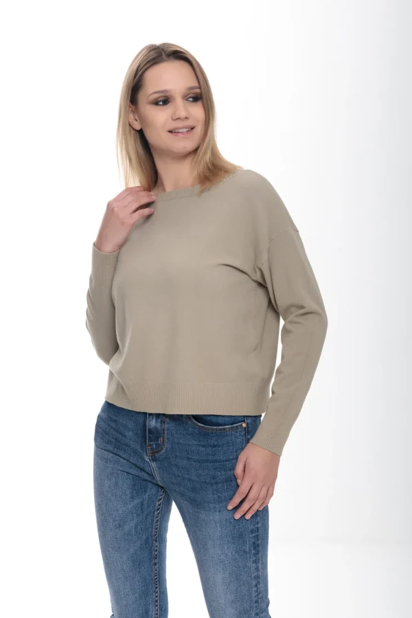 Maglia scollo a barca spalla scesa – DTA6041