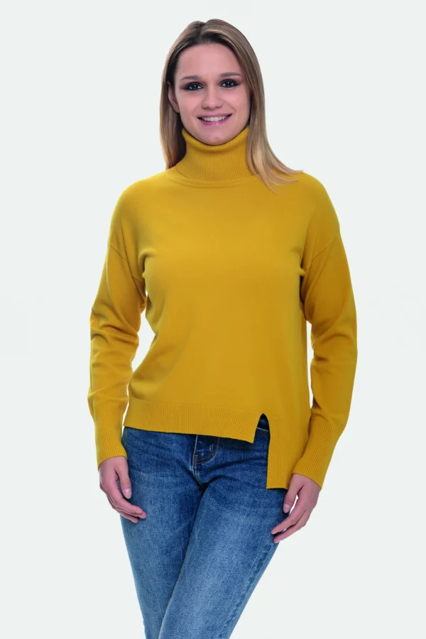 Dolcevita con spacchi sul fondo – DTA6042