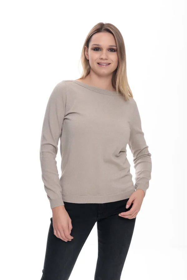 Collo a barca lurex – DTA6054