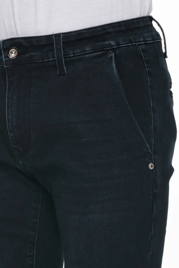 SHIRO – Denim – Slim lav blu black – UTA4419