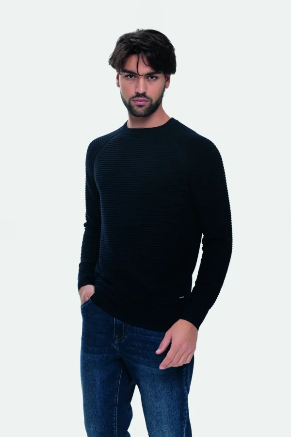 Girocollo c/lavorazione orizzontale manica raglan – UTA4606