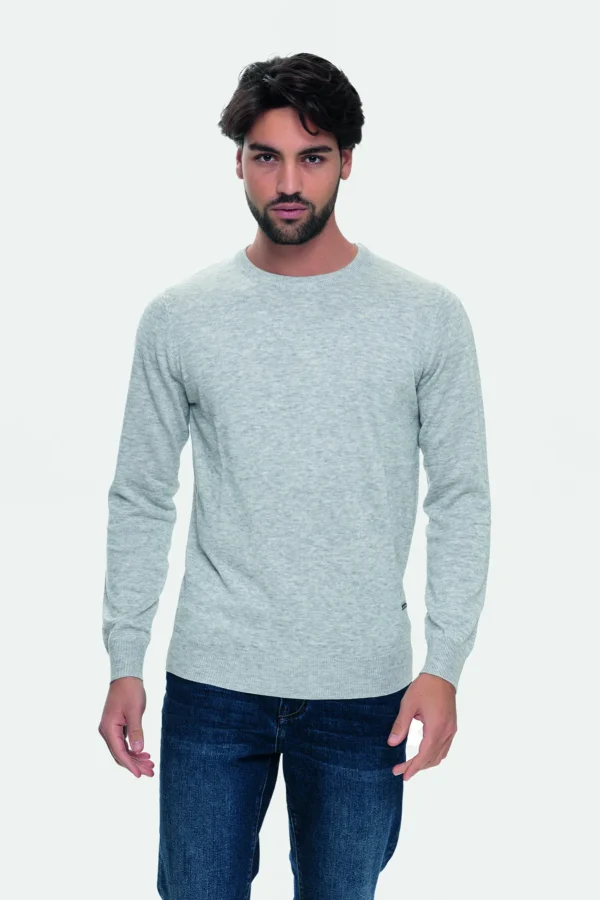 Girocollo basico merinos melange – UTA4620