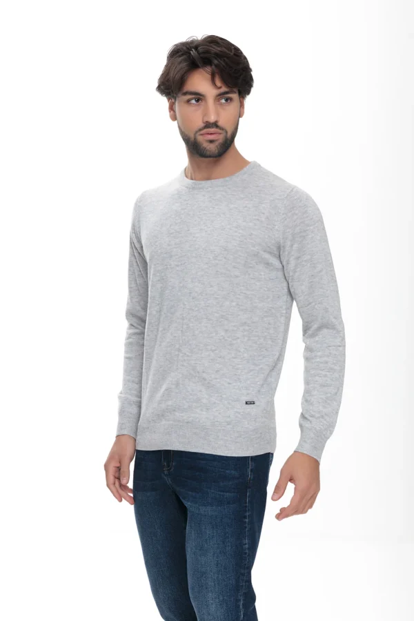 Girocollo basico merinos melange – UTA4620