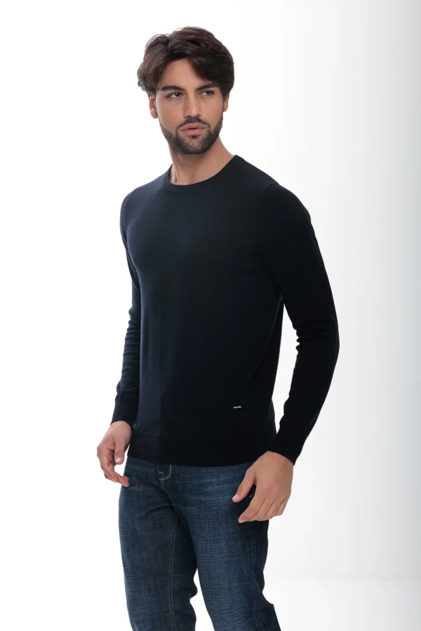 Girocollo basico lana/cotone – UTA4632