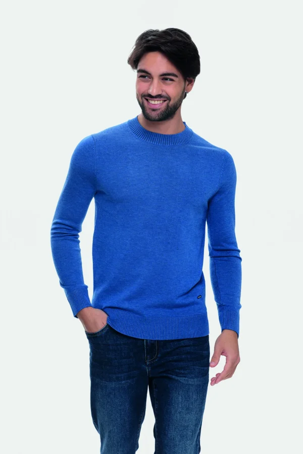 Girocollo merinos melange vanisè – UTA4634