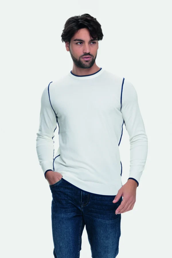 Girocollo profili a contrasto – UTA4648