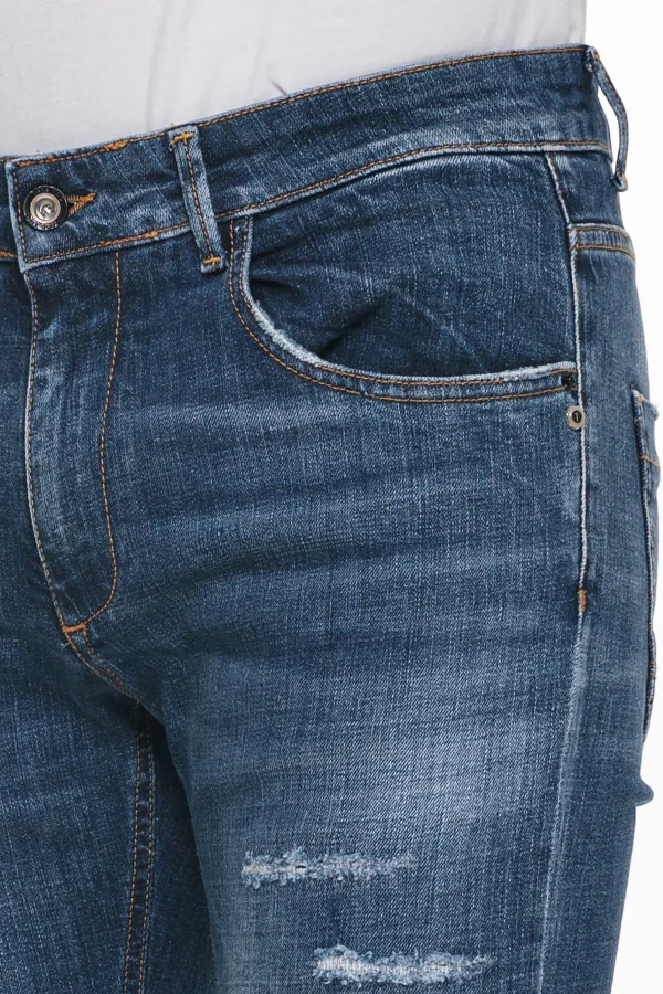 ADAM – Denim – Slim lav medio c/rotture – UTA5107