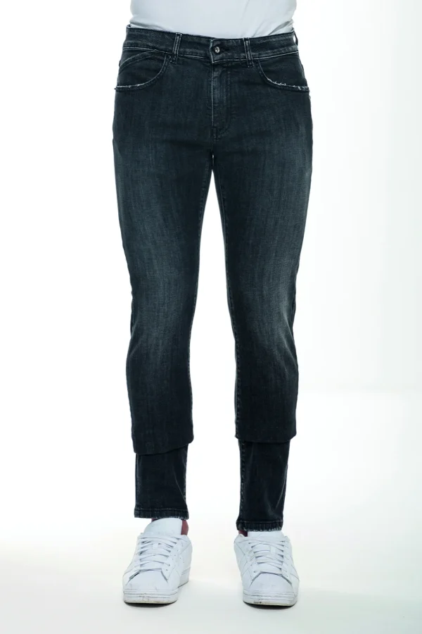 MIRKO – Denim – Skinny lav black lavato – UTA5118