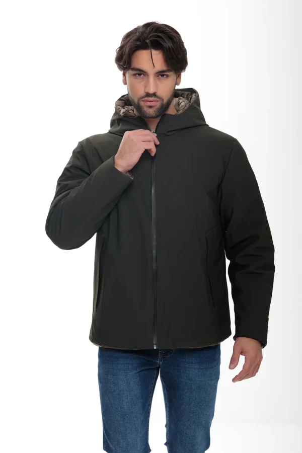 Giubbino double softshell piumino c/cappuccio – UTA6051