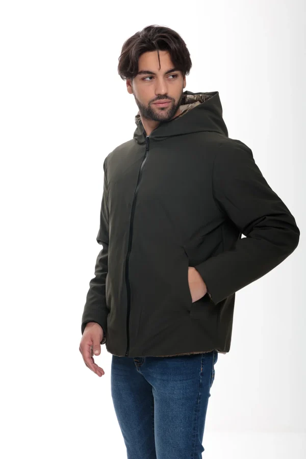 Giubbino double softshell piumino c/cappuccio – UTA6051
