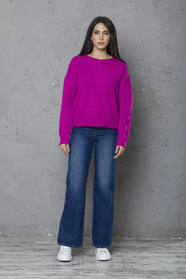 Girocollo taglio vivo lav rombi – DTA5953