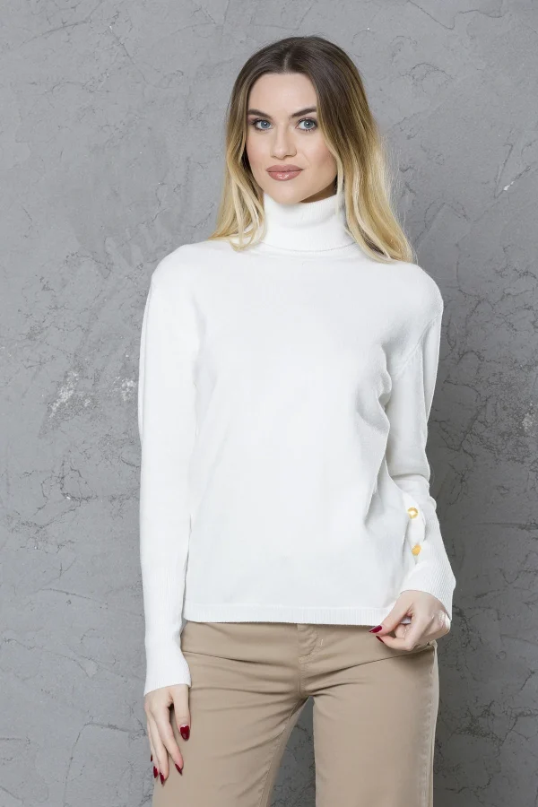 Dolcevita c/spacchi e bottoni – DTA6069