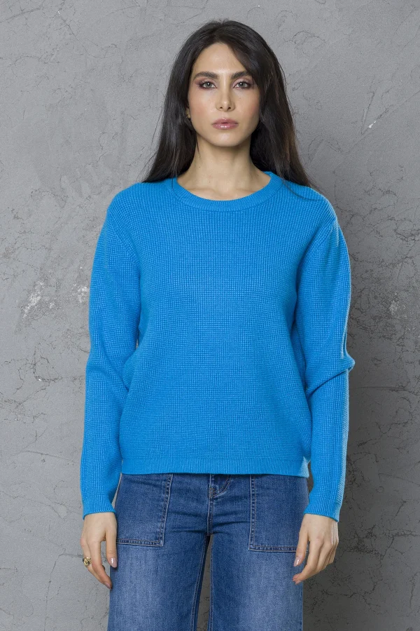 Girocollo ampio nido d’ape – DTA6072