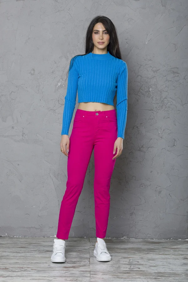 Lupetto corto a coste – DTA6076