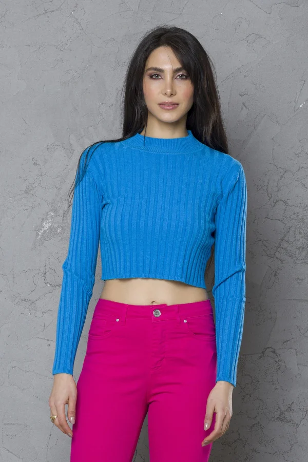 Lupetto corto a coste – DTA6076