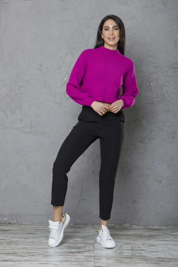 Lupetto corto a scatola costa inglese – DTA6077