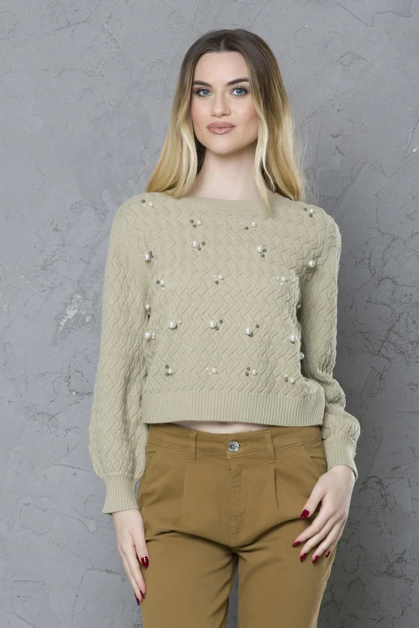 Girocollo  treccia con perle – DTA6092