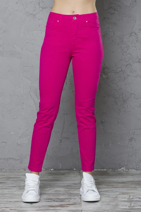 SOFIA – Pant slim high waist tess gab – DTA6758