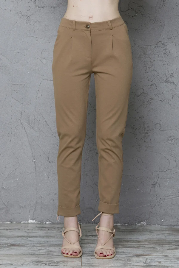 Pant elastico in vita pinces p milano – DTA6867