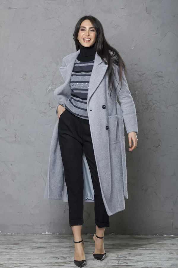 Capp lungo c/cintura velour p riso – DTA7065