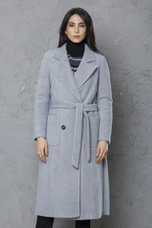 Capp lungo c/cintura velour p riso – DTA7065