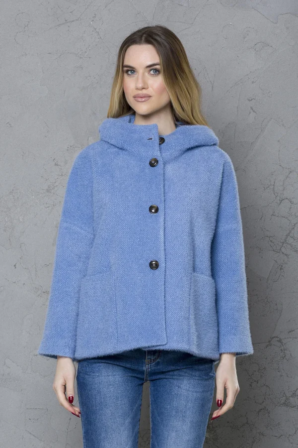 Capp ampio c/capp e bott midi velour p riso – DTA7069