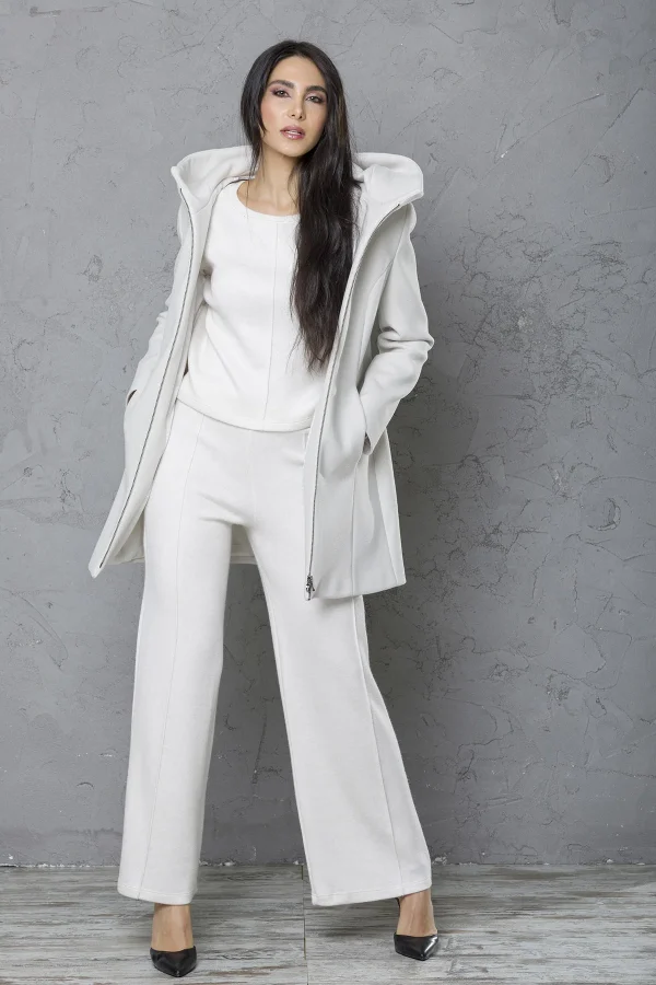 Capp zip e cappuccio midi – DTA7072