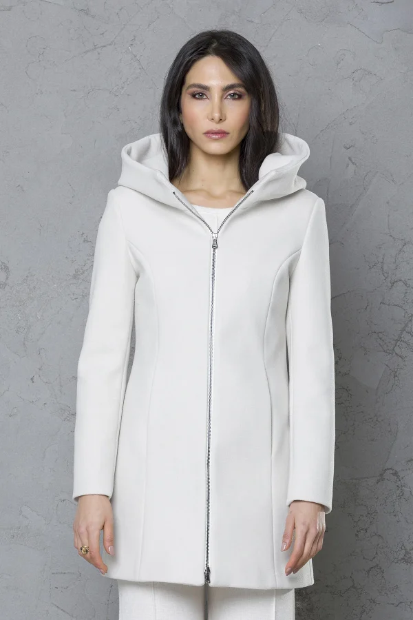 Capp zip e cappuccio midi – DTA7072