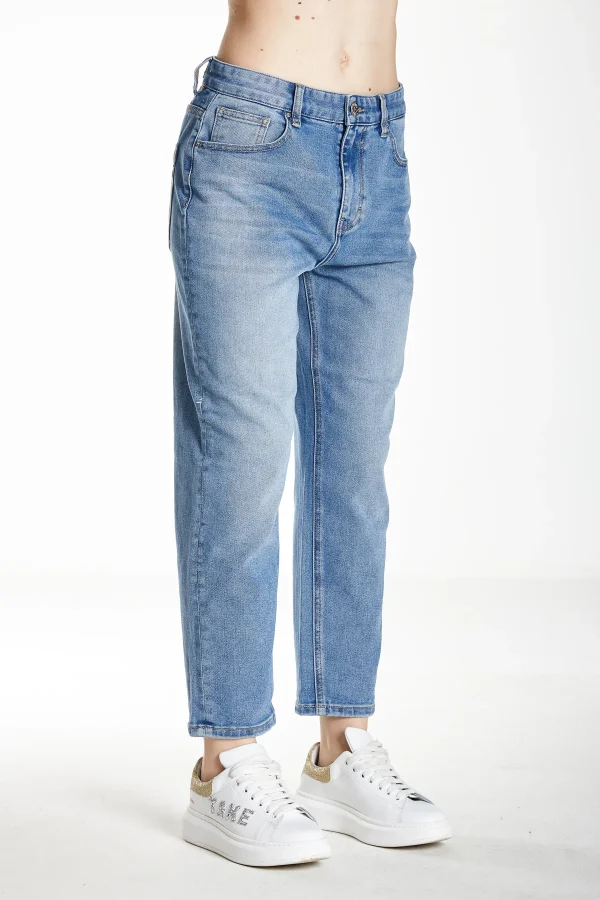 KATY-Denim Mum fit low crotch lav.chiaro – DKE5908