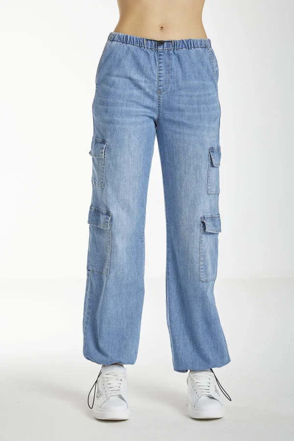 RANK- Denim parachute cargo 7 oz – DKE5941