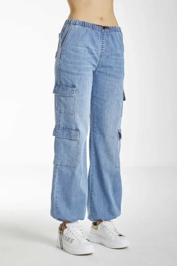 RANK- Denim parachute cargo 7 oz – DKE5941