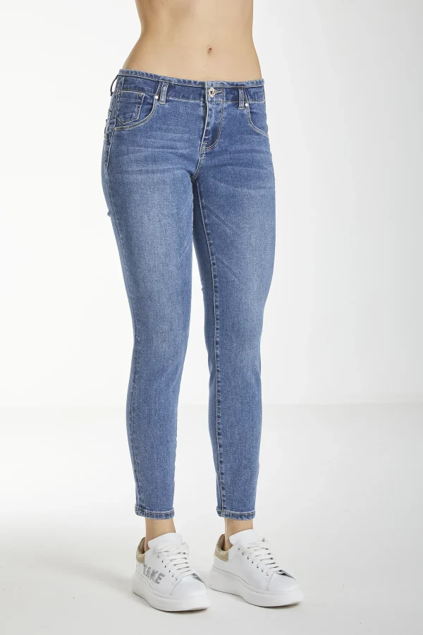 RUBY – Denim – Skinny low waist lav medio – DKE5942