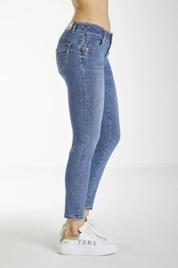RUBY – Denim – Skinny low waist lav medio – DKE5942