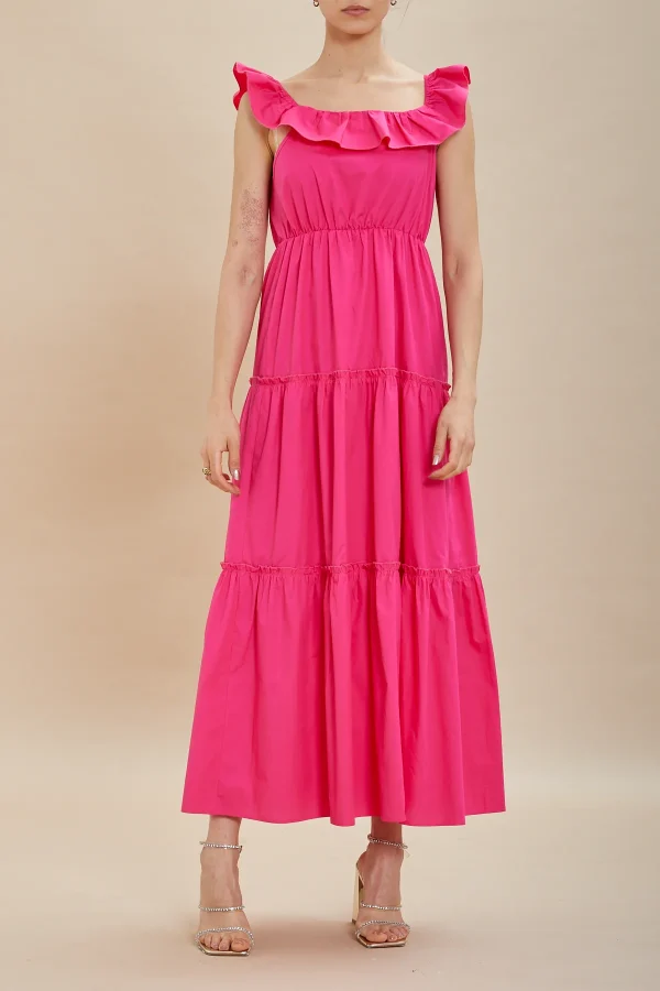 vestito smanicato c/rouge – DKE6113