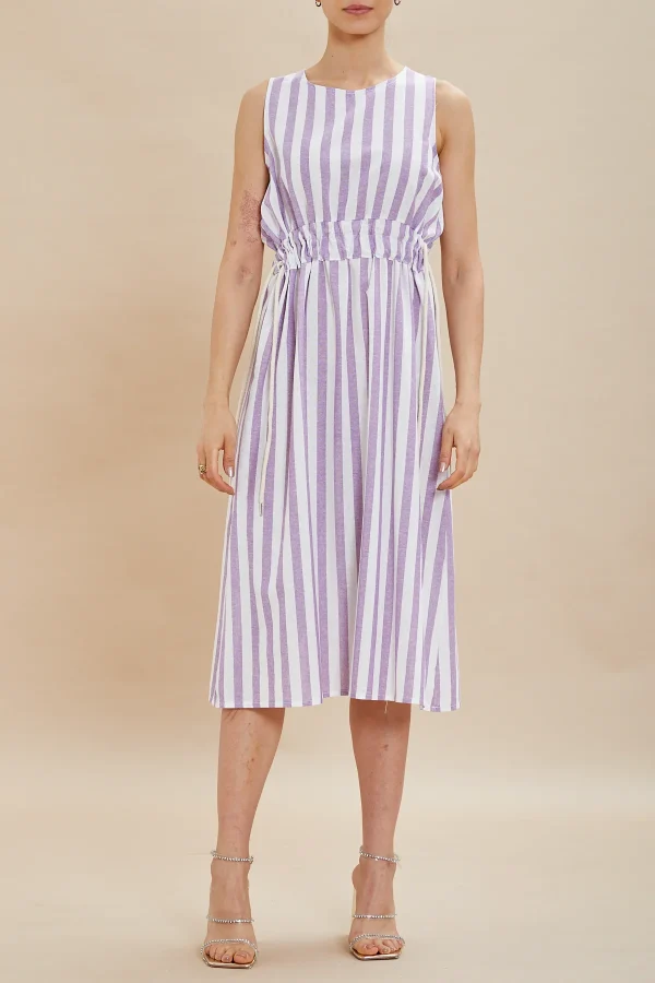 VESTITO riga larga con coulisse – DKE6766