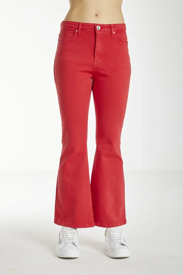 WANDA- Bull high waist short flare diretto – DKE7102