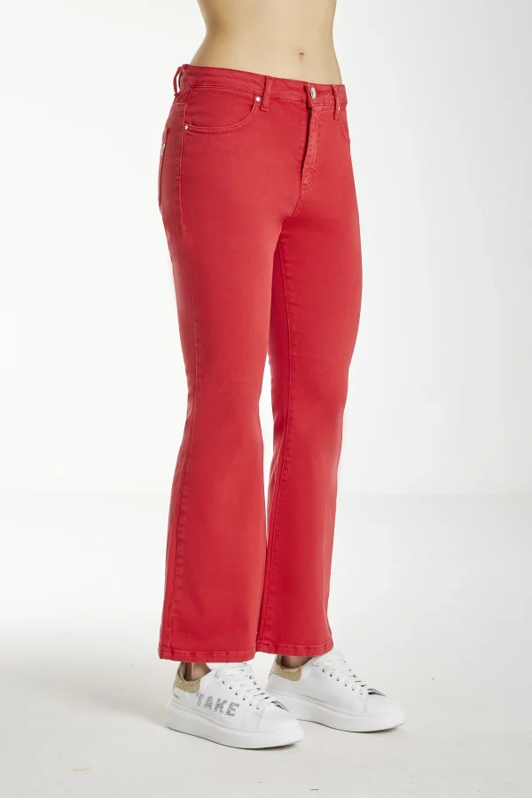 WANDA- Bull high waist short flare diretto – DKE7102