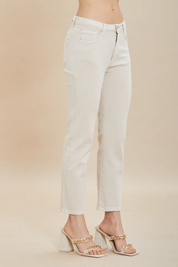 ROSE- bull regular high waist doppio stone – DKE7103