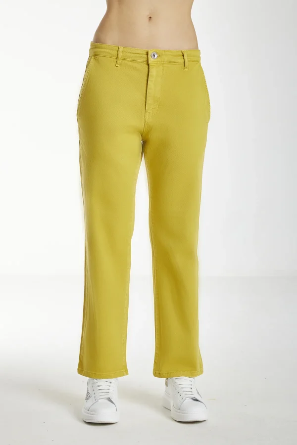 CARA- bull regular high waist diretto – DKE7104