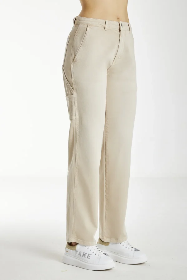 RIHANNA- Bull regular high waist/ doppio stone – DKE7114