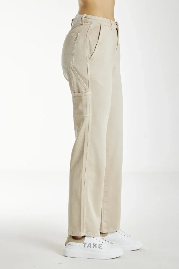 RIHANNA- Bull regular high waist/ doppio stone – DKE7114