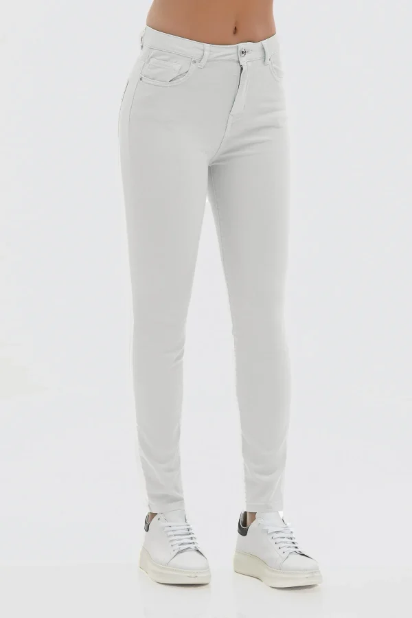 SOFIA-Bull slim high waist  doppio stone – DKE7116