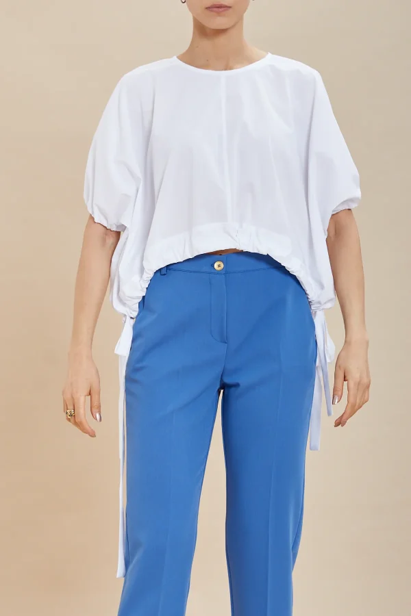 Blusa corta popeline – DKE7823