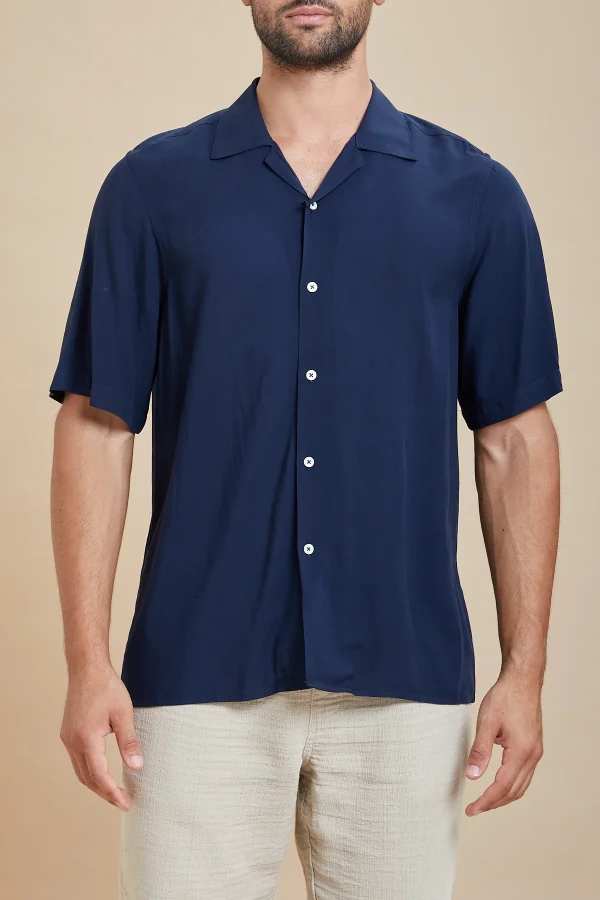 CAMICIA collo bowling tess.viscosa MM – UKE5813