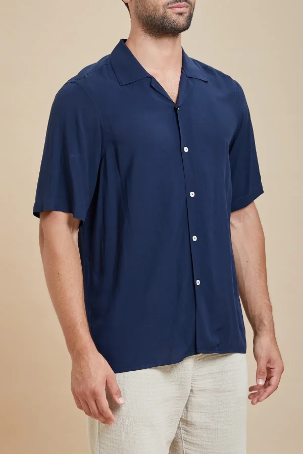 CAMICIA collo bowling tess.viscosa MM – UKE5813