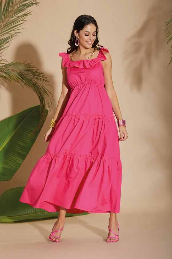 vestito smanicato c/rouge – DKE6113