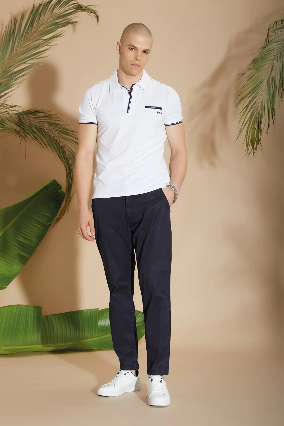 ENRIK- Denim cargo largo lav.medio/scuro - UKE5626 - immagine 6