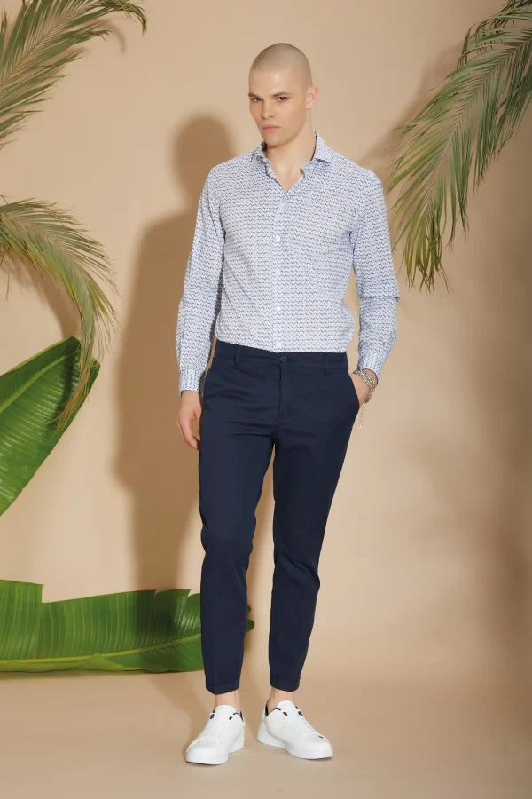 CAMICIA collo franc.Stampata ML – UKE5800