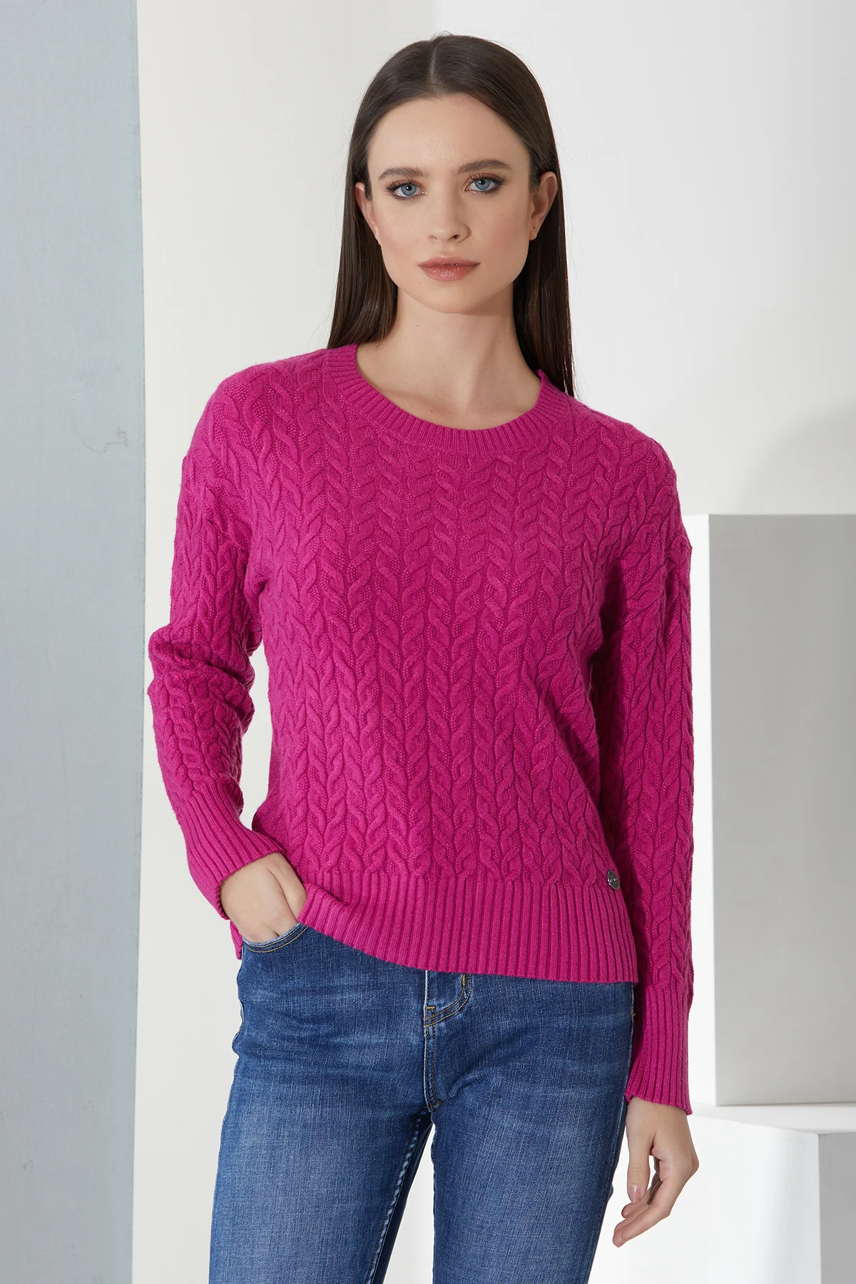 girocollo con trecce piccole gauge 7 - DTA8213