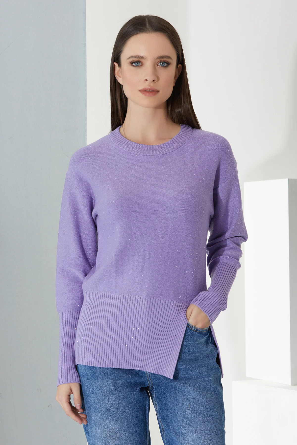 girocollo con micropaillettes - DTA8261